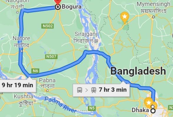 Dhaka To Bogra Train Schedule & Ticket Price
