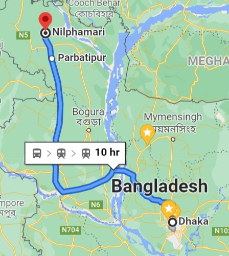 Dhaka To Nilphamari Train Schedule &  Ticket Price