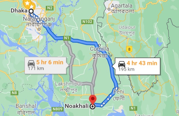 Dhaka To Noakhali Train Schedule & Ticket Price